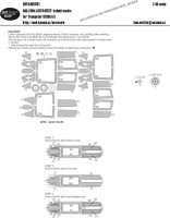 New Ware NWA-M0681 1/48 Mask MiG-21UM ADVANCED (TRUMP 02865)