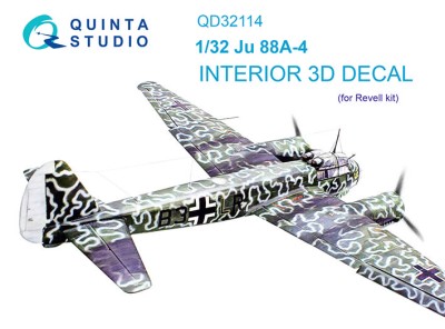 Quinta studio QD32114 Ju 88A-4 (Revell) 1/32