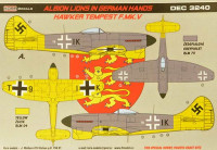 Kora Model DEC3240 Hawker Tempest F.Mk.V in German hands декали 1/32