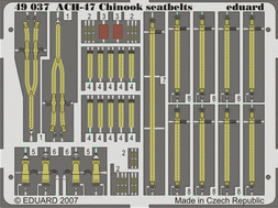 Eduard 49037 ACH-47 seatbelts ITA