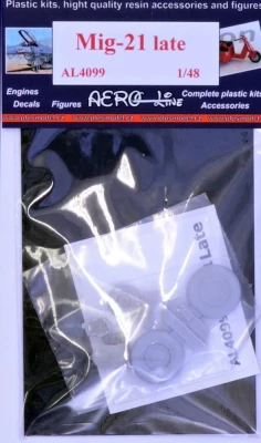 Plusmodel AL4099 MiG-21 late - wheels 1/48