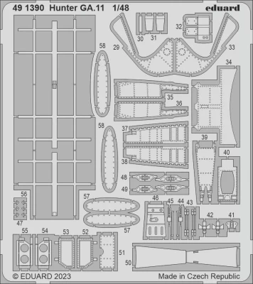 Eduard 491390 SET Hunter GA.11 (AIRF) 1/48