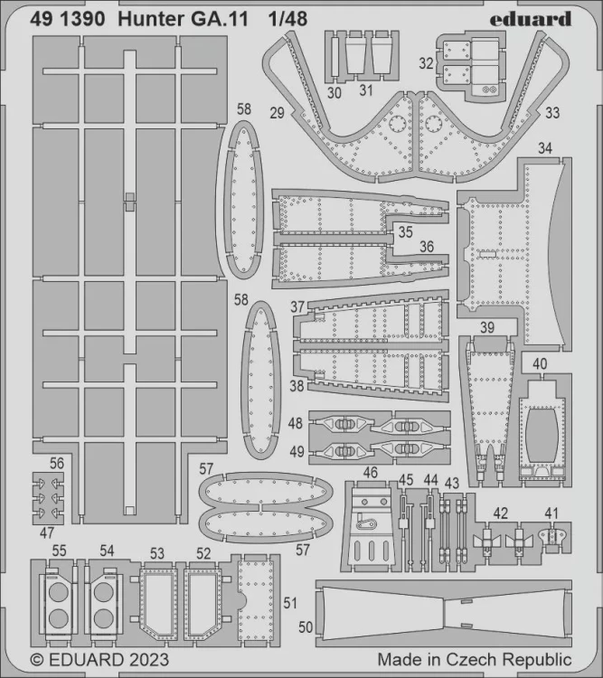 Eduard 491390 SET Hunter GA.11 (AIRF) 1/48