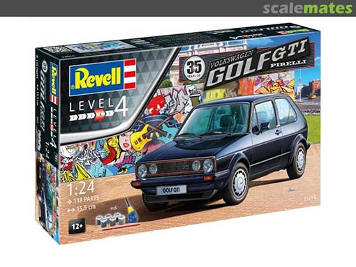 Revell 05694 35 Years of the VW Golf GTi Pirelli Подарочный набор c красками  1/24