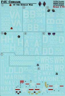 Print Scale 72-052 F4U Corsaur Of The Korean War 1/72