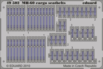 Eduard 49502 MH-60 cargo seatbelts