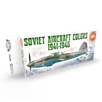 AK Interactive AK-11741 Набор красок серии 3 rg ВВС СССР 1941-1945 год 8 штук
