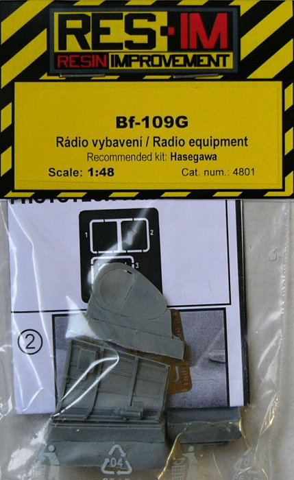 RES-IM RESIM4801 1/48 Bf-109G Radio equipment (HAS)