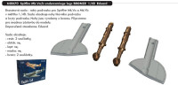 Eduard 648670 BRASSIN Spitfire Mk.Va/b undercar.legs BRONZE 1/48