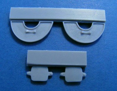 Pavla Models U48-52 Mirage 2000 FOD covers for Kinetic 1:48