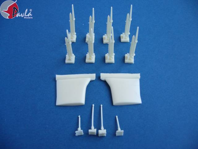 Pavla Models W72-25 Liberator III/GR.V airfoil winglets + rockets - part I. for Academy 1:72