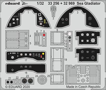 Eduard 33256 1/32 Sea Gladiator (ICM)