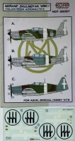 Kora Model NDT32057 Decals MS 406C.1 Italian Regia Aeronautica 1/32