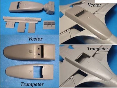 Vector VDS48-120 МиГ-3 исправленный радиатор (Trump) 1/48