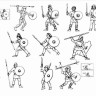 HAT 8266 Rome's Enemies. Picts, Saxons, Franks and Visigoths 1/72