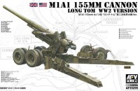 AFV club 35295 M1A1 155mm CANNON Long Tom WW 2 Version 1/35