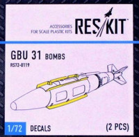 Reskit RS72-0119 GBU 31 Bombs (2 pcs.) 1/72