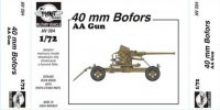 Planet Models MV7284 1/72 40mm Bofors AA Gun