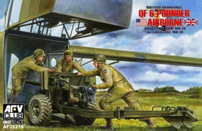 AFV Club AF35219 Ordnance QF 6-pdr Anti-Tank Mk.IV on Carriage Mk.III 1/35