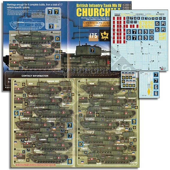 Echelon FD ALT352010 Calgary Regiment Churchills in the Battle of Dieppe (Part1) 1/35