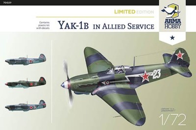 Arma Hobby 70029 Yak-1b Allied Fighter Limited Edit. (4x camo) 1/72
