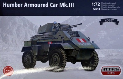 Attack Hobby 72941 Humber Armoured Car Mk.III (HOBBY) 1/72