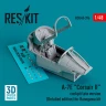 Reskit U48396 A-7E Corsair II cockpit late version detailed 1/48