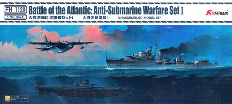 Flyhawk FH1120 Battle of the Atlantic: Anti-Submarine Warfare Set I 1/700