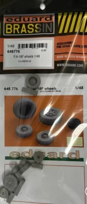 Eduard 648776 BRASSIN F/A-18F wheels (MENG) 1/48