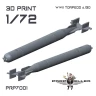 77 Propeller 77PRP-7001 Italian WWII Torpedo A.130 Variant 1 1/72
