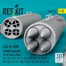 Reskit 32534 LAU-10 ZUNI rocket launcher US Army&Navy (2x) 1/32
