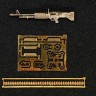 Mini World A7245A US M60 infantry machine gun 1/72