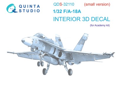 Quinta studio QDS-32110 F/A-18A (Academy) (малая версия) 1/32
