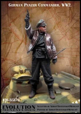 Evolution Miniatures 35178 German Panzer Commander WW2 1/35