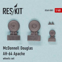 Reskit RS48-0081 Douglas AH-64 Apache wheels set (ACAD,HAS) 1/48