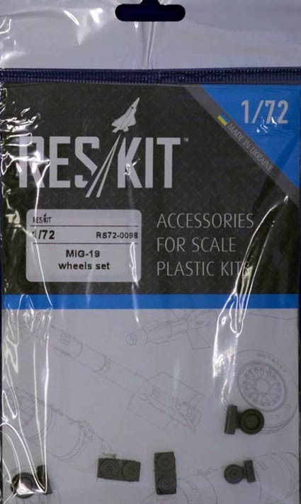 Reskit RS72-0098 MiG-19 wheels set (BILEK,KP) 1/72