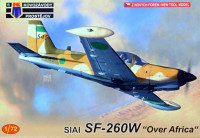 Kovozavody Prostejov 72210 SIAI SF-260W 'Over Africa' (4x camo) 1/72