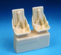 Barracuda Studios BCR48085 WWII Soviet Fighter Seats with Belts 1/48