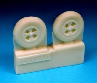 Barracuda Studios BCR72222 British 4-Slot 32' Wheels Block Tread 1/72