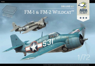 Arma Hobby 70050 FM-1 &amp; FM-2 Wildcat Deluxe Set (2-in-1) 1/72