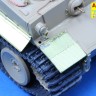 Aber 35A125 Fenders and exhaust covers for Pz.Kpfw.VI Tiger I (for early model in Africa) (designed to be used with Dragon, Italeri, Tamiya, Trumpeter and Zvezda kits) 1/35