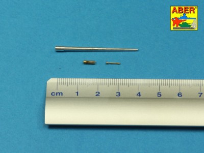 Aber 35 L-180 25mm M242 Bushmaster early chain gun barrel &amp; 7,62mm M240 machine gun barrel used on early M2/M3 Bradley or LAV-25 Piranha (designed to be used with Academy, Dragon, ESCI, Italeri and Trumpeter kits) 1/35