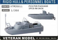 Veteran models VTM35011  US NAVY RIGID HULL& PERSONNEL BOATS 1/350