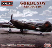 Kora Model 7270 Gorbunov "Samolot 105" (inj.kit+resin parts) 1/72