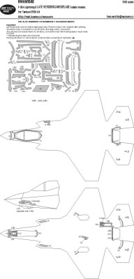 New Ware NWA-M1040 Mask F-35A Lightning II LATE CAMO (TAM) 1/48