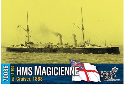 Combrig 70086 HMS Magicienne 2nd class cruiser, 1889 1/700