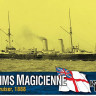 Combrig 70086 HMS Magicienne 2nd class cruiser, 1889 1/700