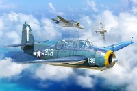 Hobby Boss 87274 Американский палубный торпедоносец TBM-3 Avenger 1/72