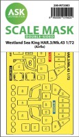 Art Scale 200-M72083 Westland Sea King HAR.3 / Mk.43 double-sided express fit mask 1/72