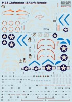 Print Scale 72499 Lockheed P-38 Lightning 1/72